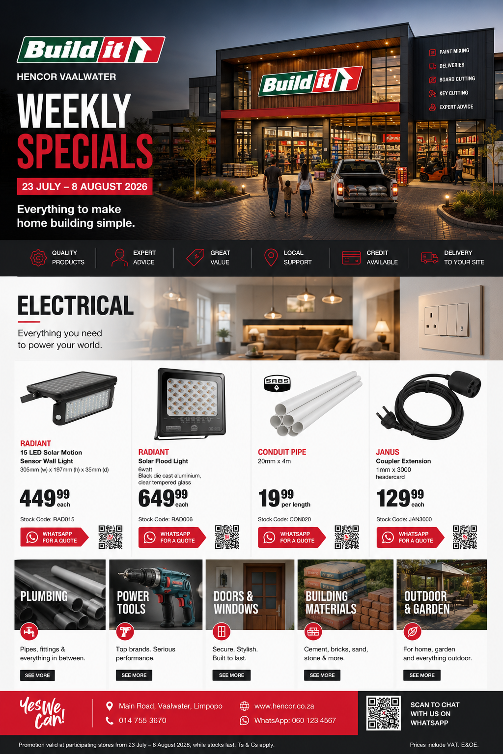 Build it Specials Page 1